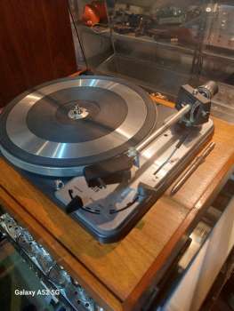 DUAL CS 1019 4-speed mit Pitch Vollautomat Wechsler Reibrad Holzzarge Grundig